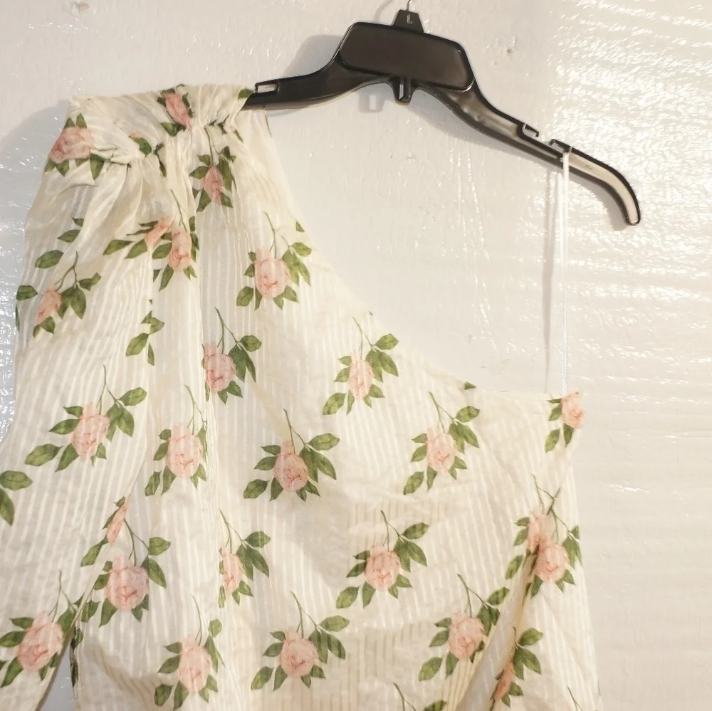 Cami Nyc The Lenore One Shoulder Top Floral - Picture 11 of 14